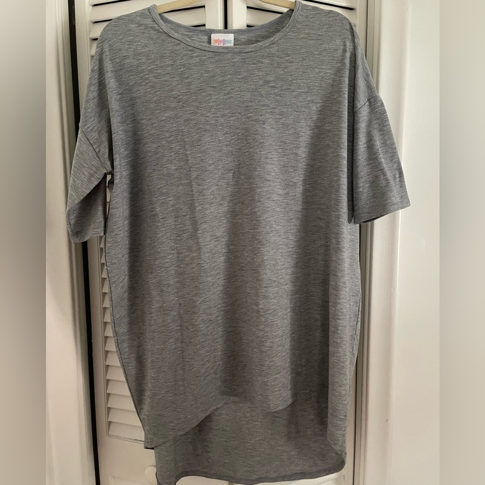 Lularoe Irma solid grey